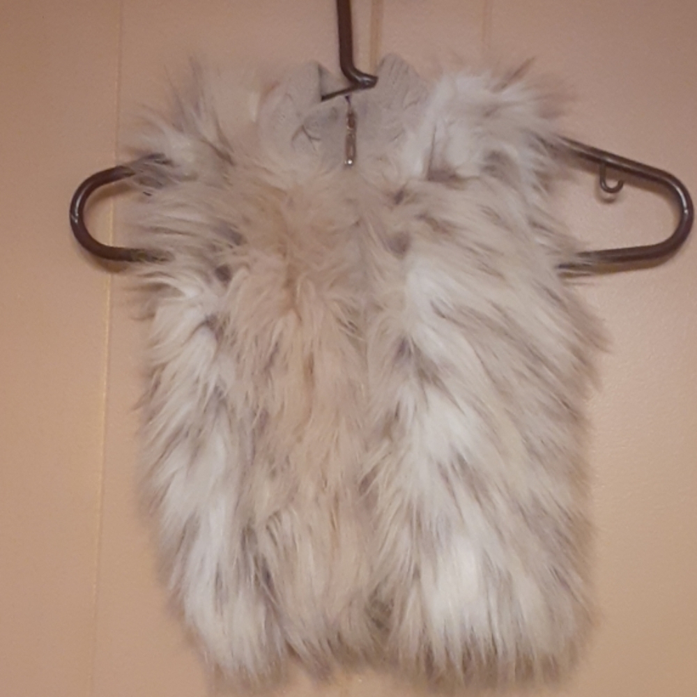 Toddler faux fur vest